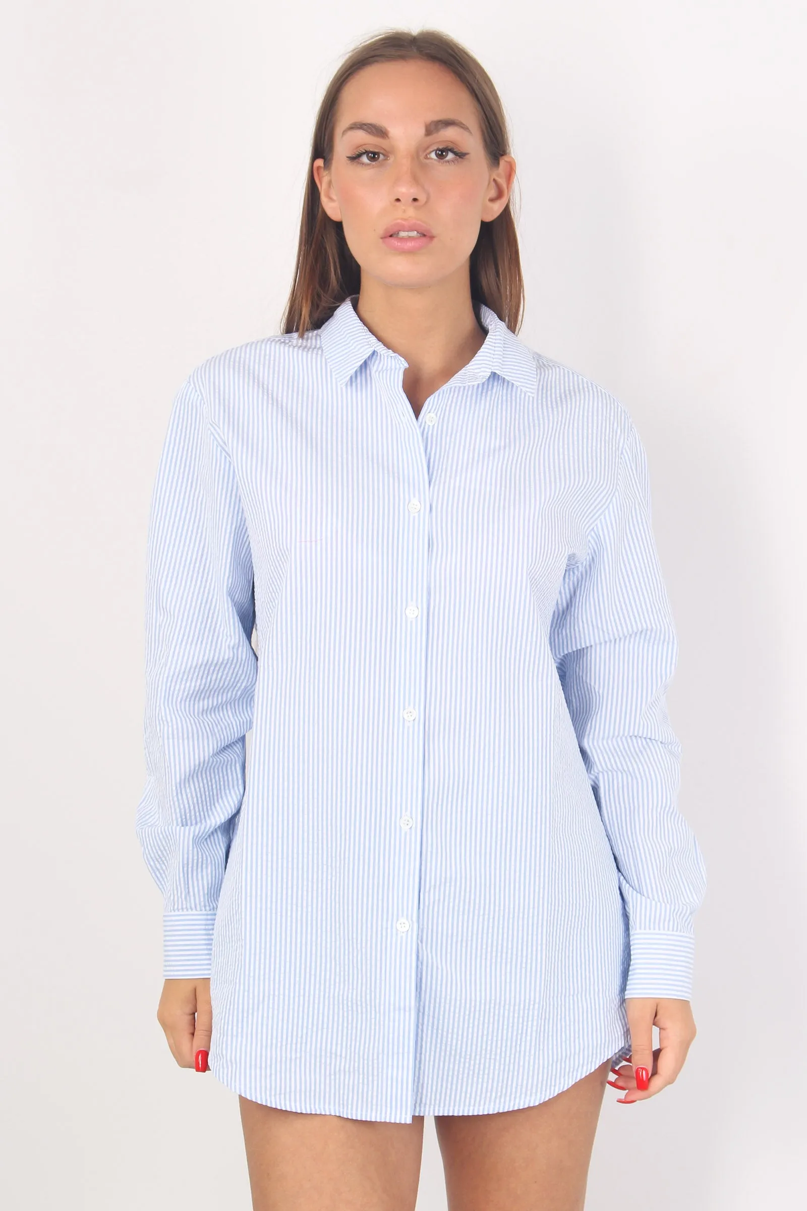 Camicia Righe Sainth Bart Azzurro/bianco